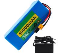 36V 10AH Batteries pour vélo,36V 10AH 10S2P Batterie de E-Bike Rechargeable Étanche Batterie Haute Puissance pour 200W 300W 400W 500W 750W 800W Moteur avec Chargeur 36V10AH,XT60