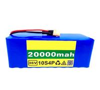 36V 20AH Batterie De Vélo Électrique 10S4P Batteries Lithium-ION pour Trottinettes Pliantes Batterie PVC Étanche avec 42V 2A Chargeur Batterie Li-ION pour Scooter XT60
