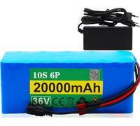 36V 20Ah Batterie de vélo électrique 24V 36V 48V 8Ah 10Ah 12Ah 15Ah 20Ah Ebike Batterie 10S6P Batterie au Lithium avec Chargeur 2 A pour Moteur de vélo 1000W 750W 500W 350W 250W 36V 20AH,XT60