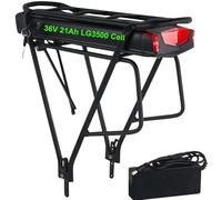 36V 21ah Porte-Bagages Batterie pour kit de Conversion Ebike 250W 500W - Batterie au Lithium-ION pour Moteur de Roue et moyeu arrière arrière - Litio Batterie de vélo électrique