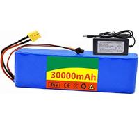36V 30Ah Batterie Ebike pour 800W 750W 500W 350W 200W Moteur Scooter Vélo Electrique, Batterie E-Bike Lithium-ION, Batterie Vélo Electrique avec Chargeur 54.6V 2A 36 V 30Ah,XT60
