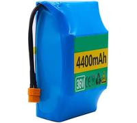 36V 4,4Ah 10S 2P Batterie De Remplacement pour Hoverboard, 4400Mah, Batterie Rechargeable pour Scooter À Double Entraînement 72W Moins 36V 4.4Ah