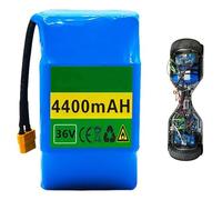 36V 4.4Ah Batterie pour Vélo Électrique 10S2P Batterie Rechargeable pour Monocycle Électrique Auto-Équilibré Scooter Hoverboard 36V 4400Mah Ebike Battery 36V 4.4Ah,XT60