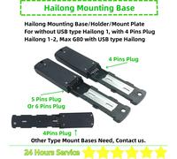 36V 48V 52V 60V Hailong 1-2 Hailong Max G80 Ebike batterie support de plaque de Base support de plateau 4 broches 5 broches 6 broches Hailong 3 4Pins Base Anderson