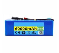 36V 60AH Batterie Li-ION De Vélo Électrique avec Chargeur 42V 2A 10S3P Batteries Au Lithium De Rechange pour Trottinettes Électriques for Moteurs De 200W 350W 500W XT30