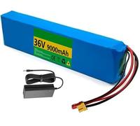 36V 9Ah Vélo Électrique Scooter,Batterie Batterie de E-Bike 36V Battery Batterie Trottinette Électrique Haute Puissance for 100W ~ 350W Moteu with Built in BMS and Charger 36V 9Ah,XT60+SM
