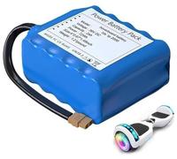 36V Batterie Hoverboard 36V 2Ah Batterie De Remplacement Rechargeable 36V pour Hoverboards Scooter avec Carte De Protection XT60 Et BMS 36V 2Ah