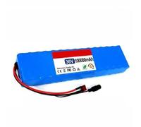 36V Batteries Au Lithium De Rechange pour Vélos Électriques 100AH 10S3P Batteries Intégrées pour Trottinettes Électriques avec 42V 2A Chargeur pour Moteur 250W-500W T