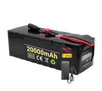 36v Lithium ION pour vélo électrique 20Ah Batterie au Lithium,Batterie Haute Puissance 0-800W, E-Bike Vélo électrique BMS + 42V Chargeur T Plug,36V 20Ah
