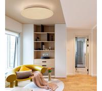 36W ¿40Cm Abat-Jour Étoilé Musique Plafonnier Led Avec Haut Parleur Bluetooth,Luminaire Couleur Changeante Avec Telecommande,Lustre Enceinte Bluetooth For Salon Salle De Bain Cuisine Chambre Enfants