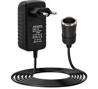 36w Adaptateur Allume Cigare Prise Secteur, 230V vers 12V 3A Chargeur | Alimentation Transformateur Convertisseur de Tension pour Glacière Électrique, Compresseur d'Air et Aspirateur Voiture