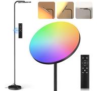 36W Lampadaire Sur Pied Salon, Super Lumineux, Moderne Lampadaire LED RGB Dimmable avec Télécommande & Contrôle Tactile, 3000K-6000K Lampe Sur Pied, 350° Tête Rotative Lamp Salon, Chambre, Bureau