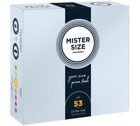 36x préservatifs MISTER SIZE 53mm M, confort et sécurité