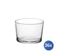 36x Verres En Verre Transparent Bodega Mini Cl20