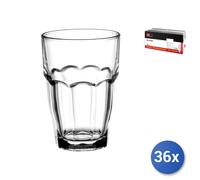 36x Verres En Verre Transparent Rockbar, 37 ormioli rocco
