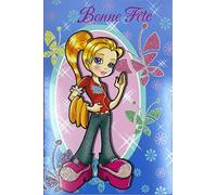 37-039 Carte de Vœux BONNE FÊTE pour Petite Jeune Fille Adolescente avec Enveloppe Format 12x17,5cm Fêter un prénom Sainte Patronne Sainte Catherine 25 novembre Célébrer un évènement Jour particulier