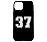 37 Correspondance Graphique des Sports d'équipe numéro Trente-Sept Entre Les équipes et Les universités Coque pour iPhone 15 Plus