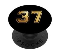 37 Correspondance Graphique des Sports d'équipe numéro Trente-Sept Entre Les équipes et Les universités PopSockets PopGrip Adhésif