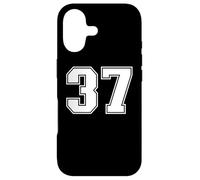 37 Correspondance Graphique des Sports d'équipe numéro Trente-Sept Entre Les équipes et Les universités Coque pour iPhone 17