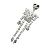 37 inch Halloween Skeleton Plush Doll White Bone Stuffed Hanging Decor