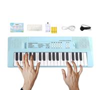 37 Key Electronic Keyboard Toy Rechargeable Piano Microphone Kids Gift