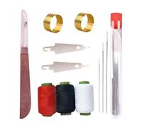 37 PCS Ensemble D'outils De Coutures, Kit De Coutures Voyage Base, Aiguilles À Gros Chas Pour CouturesÀ La Main Avec Bobines De Fil, Sewing Tool Set Comprend Enfile Aiguille, Jointeur Et Fils
