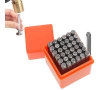 37 pcs lettres et chiffres à frapper 3mm,lettre à frapper,alphabet a-z, numéro 0-9, symboles de l'amour,ensemble de lettres perforées, poinçon pour les timbres en cuir en bois en métal en plastique