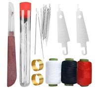 37 Pièces Ensemble D'outils De Coutures - Kit De Coutures Portable Avec Aiguille, Aiguilles Fil Outils Réparation À Main, Sewing Tool Set Comprend Enfile Aiguille, Jointeur, Aiguilles Et Fils