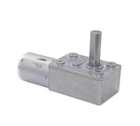 370 DC 6/12/24V Worm Turbo Geared electronic starter Metal Low Speed High Torque Gear electronic starter Self Locking Gearbox Reducer electronic starter IINKUEYK(150 RPM,6V)