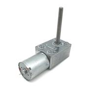 370 DC 6V 12V 24V Gear Reduction electronic starter 6-150RPM Turbo Worm Gear electronic starter High Torque Self Locking Reducer Geared electronic starter IINKUEYK(18 RPM,6V)