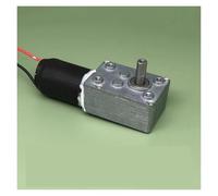 370 Turbo Démarreur électronique à réduction d'engrenage à vis sans fin Arbre D DC 12 V 24 V 2,5-4,5 tr/min Vitesse lente Autobloquant Grand moteur à engrenages couple WWECCQIJ