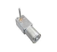 370 Worm Gear electronic starter M4 reverse Threaded DC 3V-9V 7.2V 450RPM Metal Gearbox Speed Reduction Long Shaft Geared Reducer NWPNLXEA