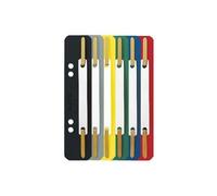 [Ref:37010085] LEITZ Lot de 25 Fixe-documents à Lamelle 35 x 158 mm Carton Gris