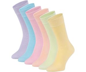 [3702110103] Zooksy Pack 6 Paires Chaussettes Longues Coton Confortables Tail...