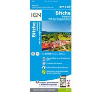3713et pays de bitche - pnr vosges Top 25 3713 Est - Collectif - Ign Institut Geographique National - broché - Atlas / carte