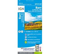 3717et barr le hohwald ville haute vallee de la bruche Top 25 3717 Est - Collectif - Ign Institut Geographique National - broché - Atlas / carte