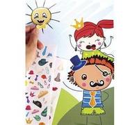 372 gommettes adhésives - yeux et visage G