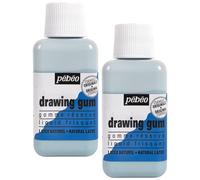 [372000-2] Pébéo Lot de 2 Flacons 250ml Drawing Gum Bleuté