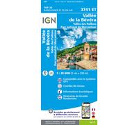 IGN – Carte de randonnée TOP 25 n°3741 ET : Vallée de la Bévéra, Vallée des Paillons – Broché