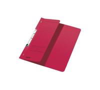 Leitz Schlitzhefter - 1/2 avant - couverture en carton A4, crochet, kfm. - Rouge