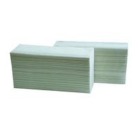 3750 Essuie-mains microgaufrés pliés en Z blanc 2x20g/m² - 2 plis - 24x24cm - H256MSM- Certifié France Medical Industrie