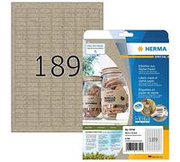 3780 étiquettes kraft Special, format 25,4 x 10 mm (20 feuilles A4 / cdt)