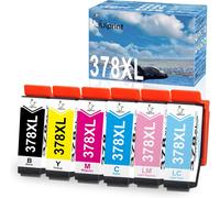 378XL Ink Cartridges Compatible with Epson 378 XL for Expression Photo XP-8500 XP-8600 XP-8505 XP-8605 XP-8700 XP-8000 XP-8005 XP8500 XP8600 XP8505 XP8605 XP8700 XP8000 XP8000 XP8000 8005