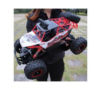(37cm,Red)High Speed Off-Road RC Truck 1:12 Scale with Rechargeable Batteries 2.4Ghz Electric Toy Car for All Adults & Kids