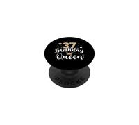 37e Anniversaire Reine 37 Ans Trente-Sept Ans PopSockets PopGrip Adhésif