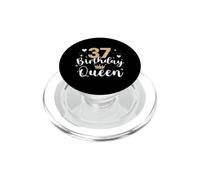 37e Anniversaire Reine 37 Ans Trente-Sept Ans PopSockets PopGrip pour MagSafe