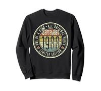 37ème Anniversaire Vintage Septembre 1988 Retro Limited Edition Sweatshirt