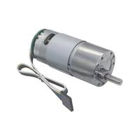 37GB 545 Gear electronic starter Encoder DC 6V 12V 24V High Torque Encoder electronic starter Metal Reversible Gear electronic starter Reducer IINKUEYK(Reduction ratio 19,12V)