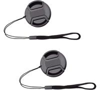 37mm Capuchon Bouchon D'Objectif Cache avec Gardien pour Objectif Olympus 14-42mm 1:3.5-5.6 pour Appareils Photo Olympus Om-D E-M10 Mark III II E-PL9 E-PL8 E-PL7 E-PL6 E-PL3 E-PL2,Lot de 2