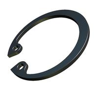 37mm Circlip, clips en C internes, bagues de retenue robustes, anneaux élastiques en acier au carbone finition phosphate noir, retenue de clip de rotor DIN 472 avec trous de préhension (paquet de 10)